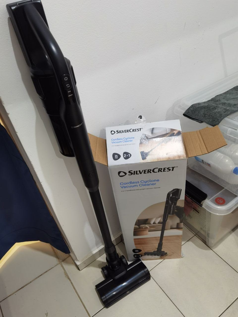 Пылесос аккумуляторный Silvercrest 120w