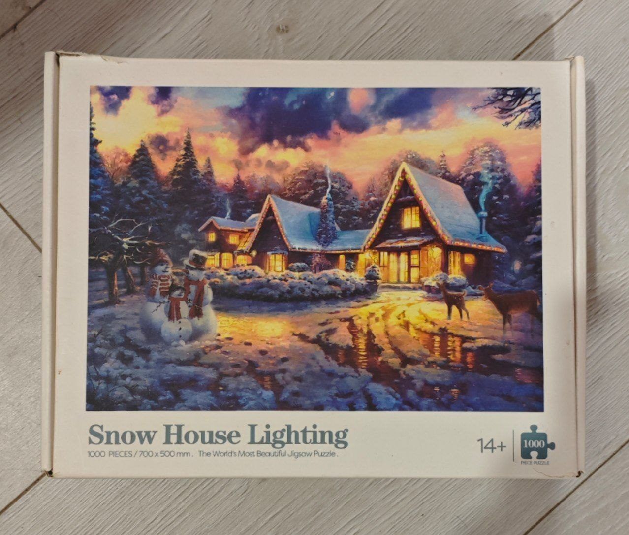 Пазл Snow House Lighting, 1000 деталей