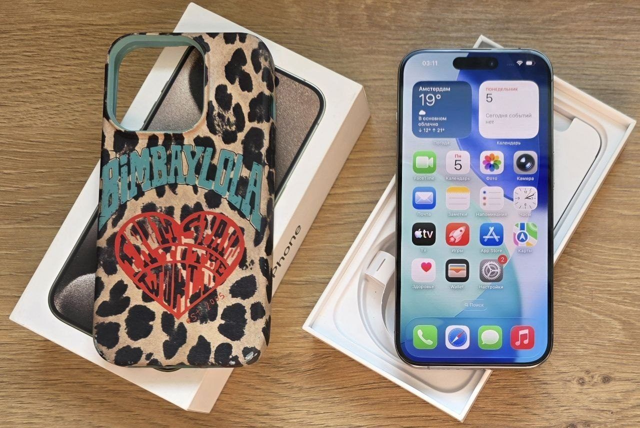 Смартфон iPhone 15 Pro, 256GB