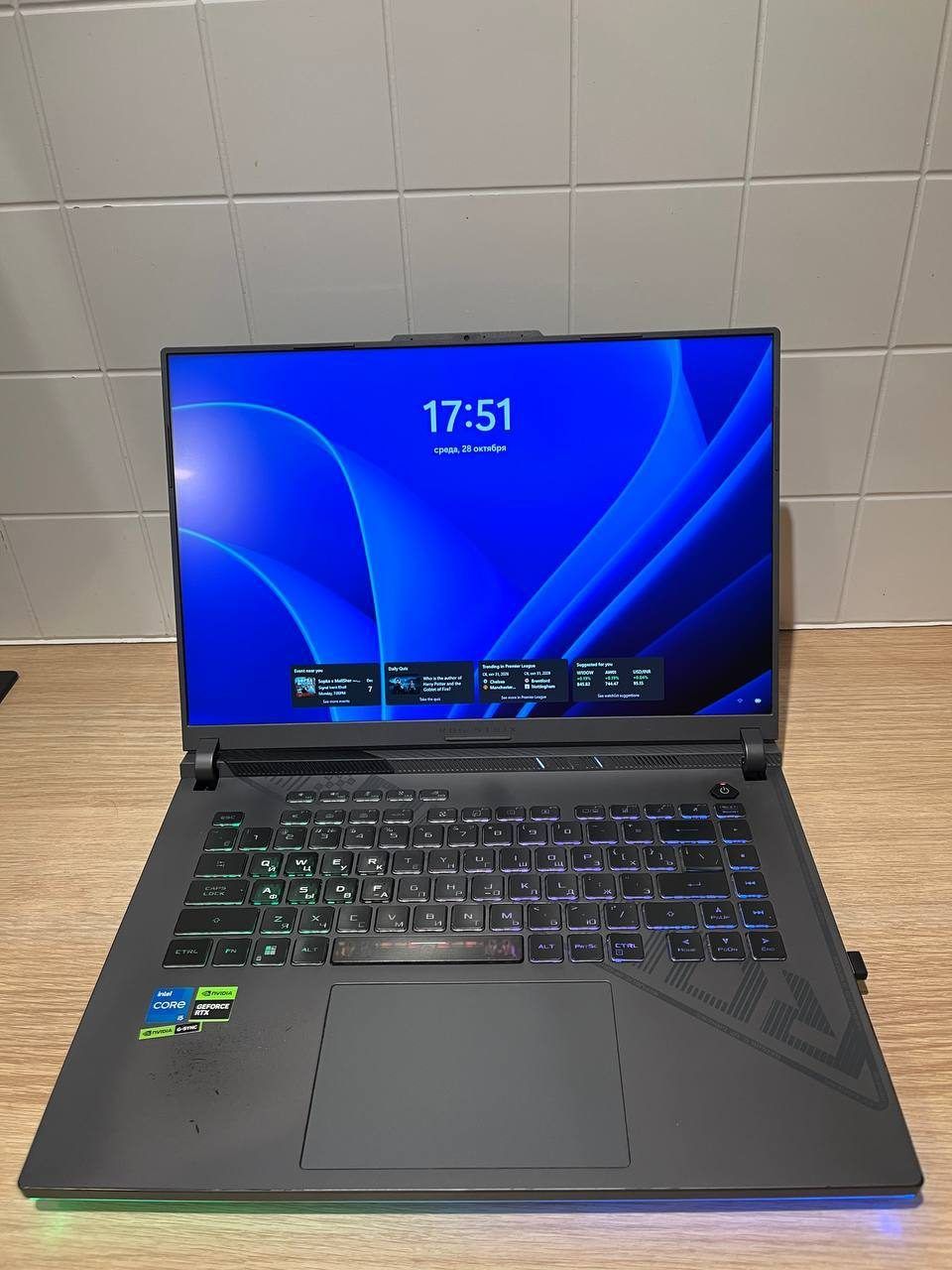Ноутбук ASUS ROG Strix G16, 32 ГБ