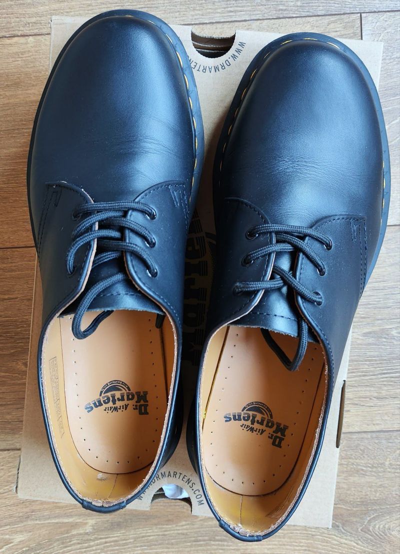 Туфли Dr. Martens 1461 Nappa Black, размер EU44