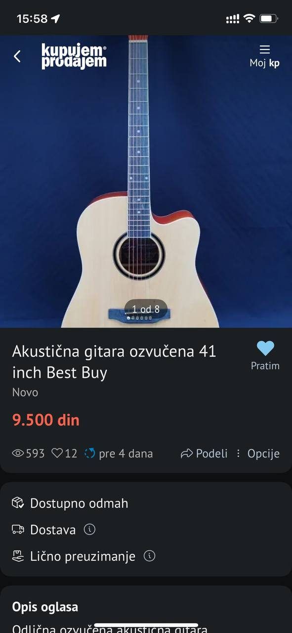 Электроакустическая гитара