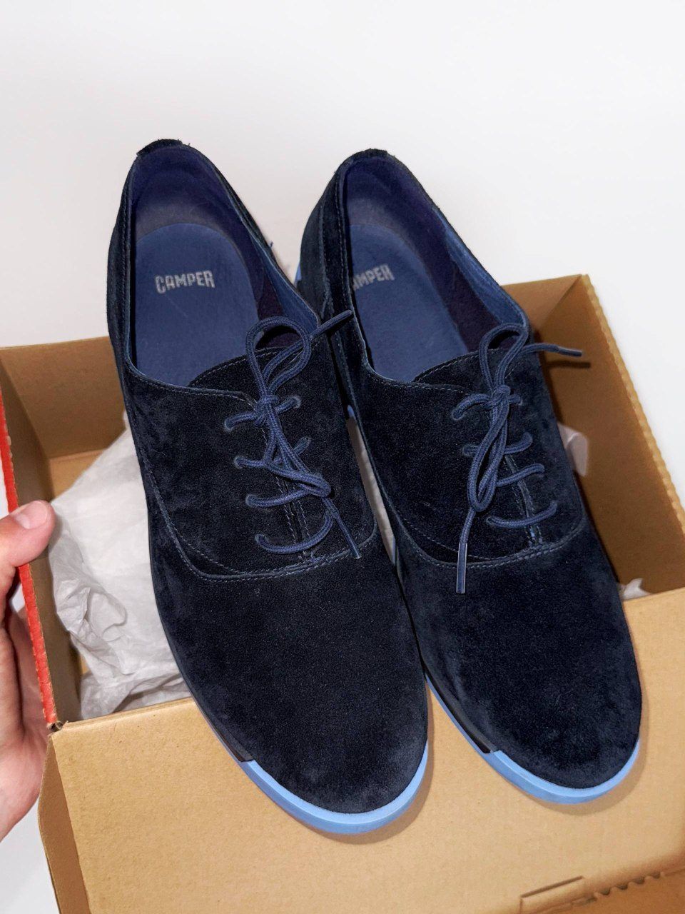 Туфли Camper Bowie suede oxfords, размер 42