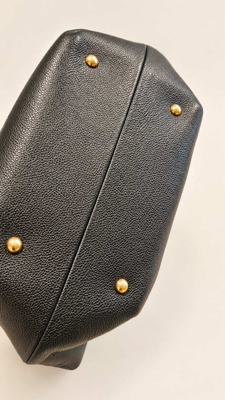 Сумка DeMellier Midi New York, чёрная кожа