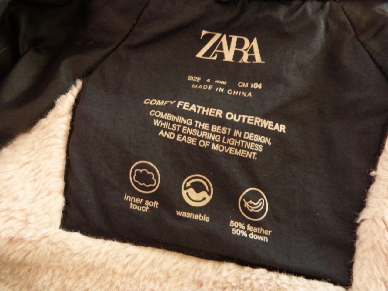 Детская зимняя куртка Zara