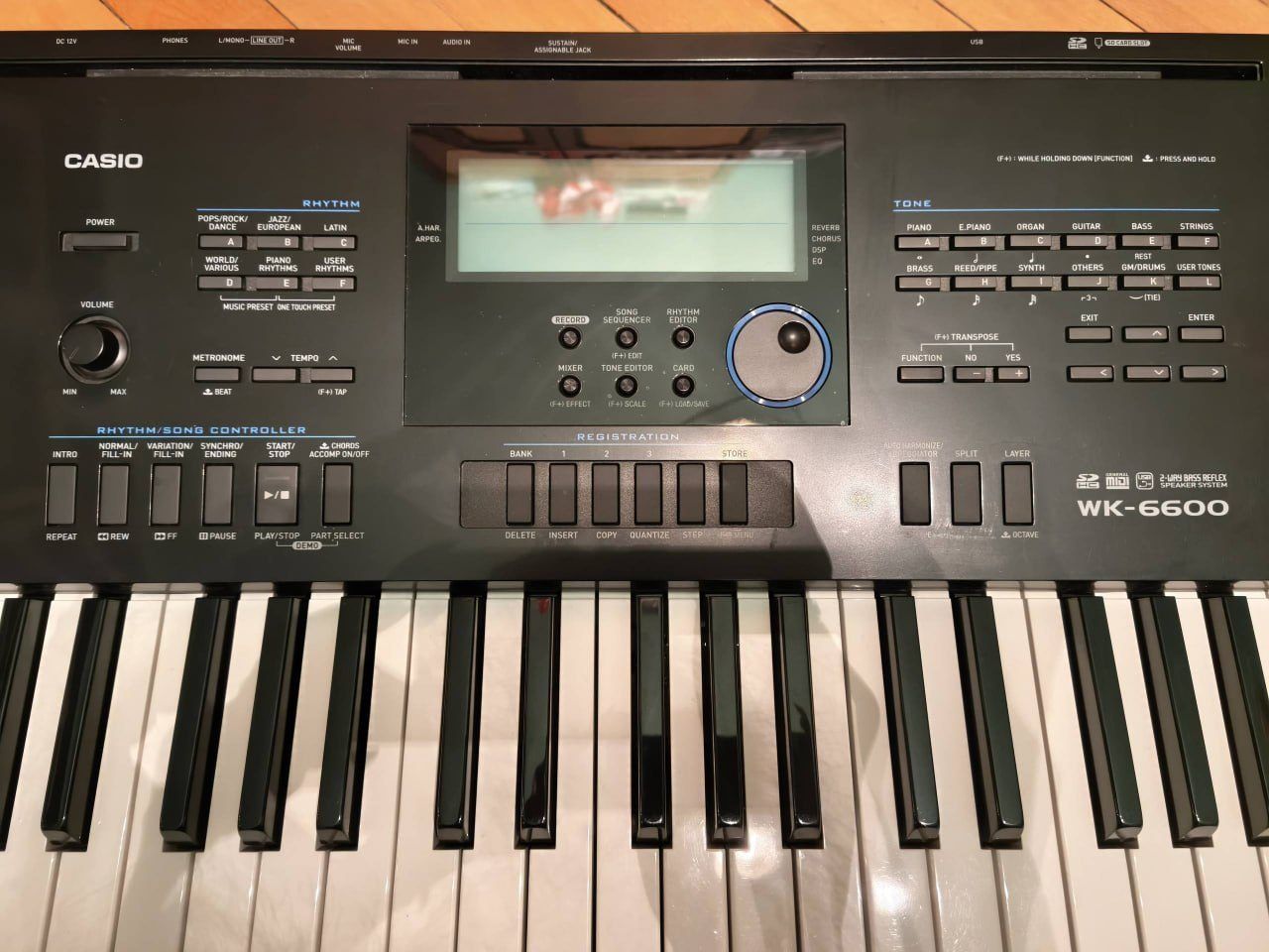 Клавишные CASIO WK-6600 + сумка