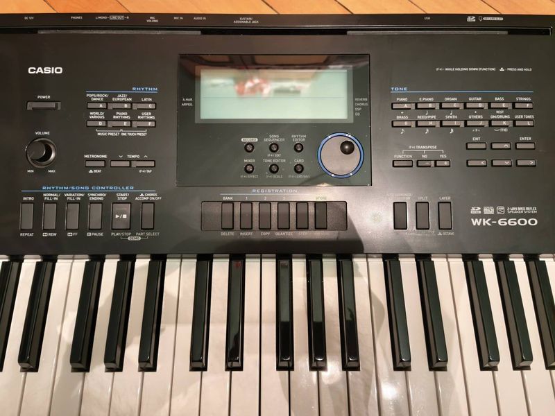 Клавишные CASIO WK-6600 + сумка