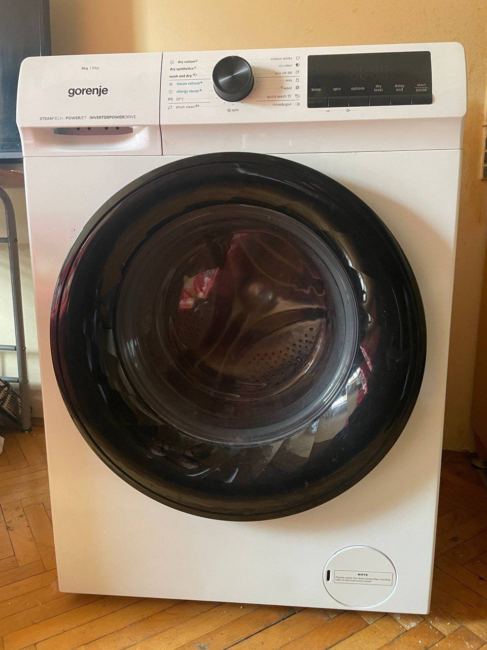 Стиральная машина с сушкой Gorenje, загрузка 9/6 кг