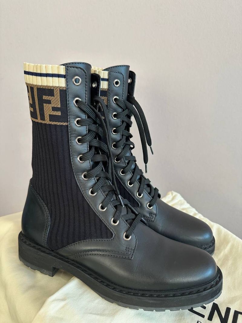 Ботинки FENDI Rockoko, размер 39
