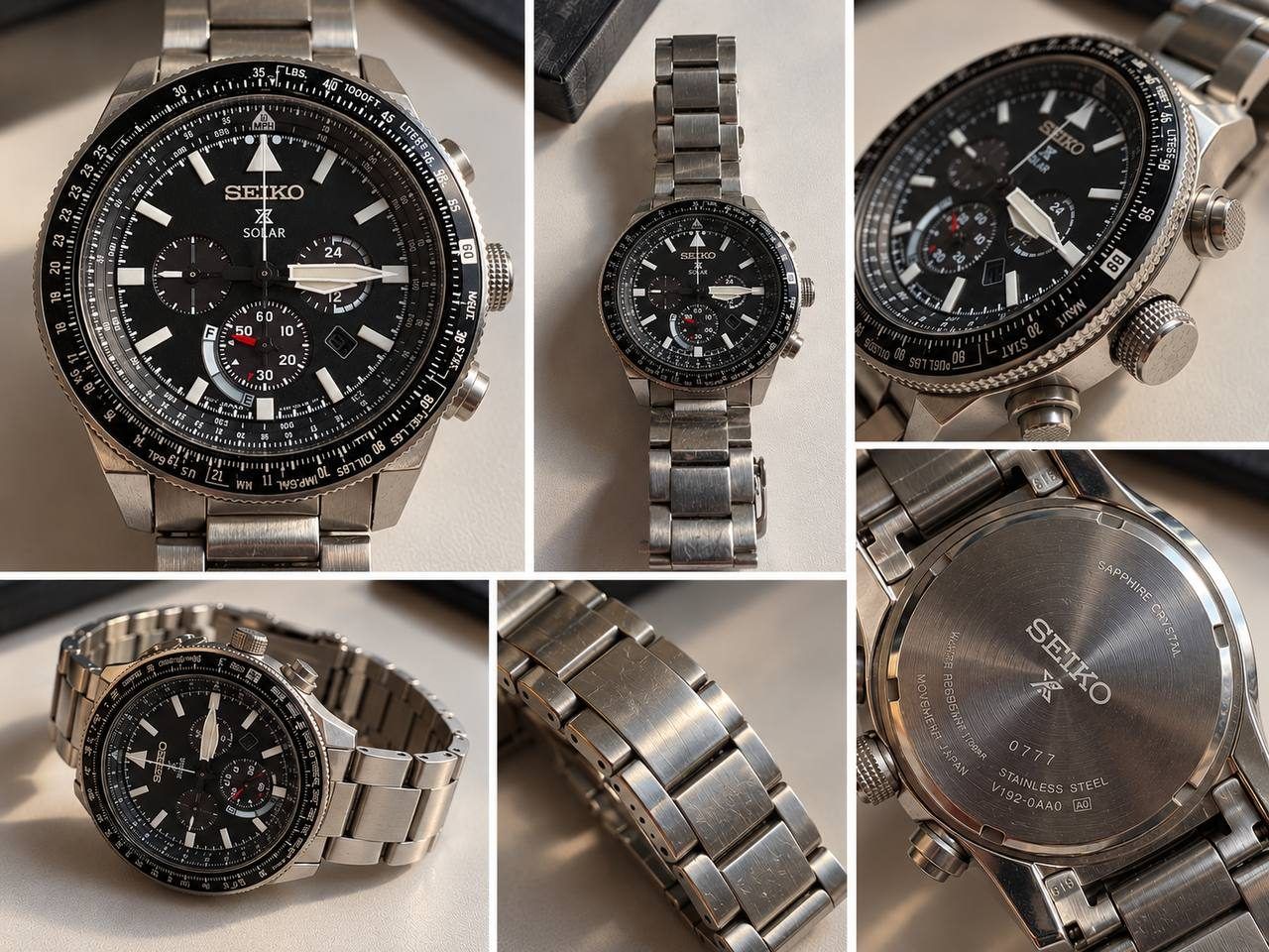 Часы Seiko Prospex Solar Chronograph