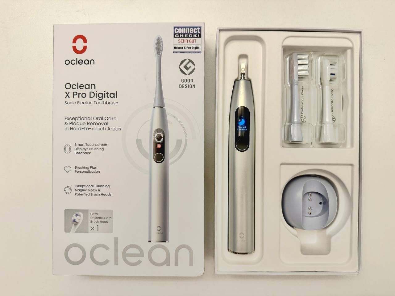 Зубная щётка Oclean X Pro Digital, звуковая