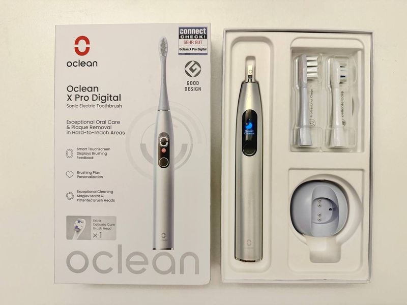 Зубная щётка Oclean X Pro Digital, звуковая