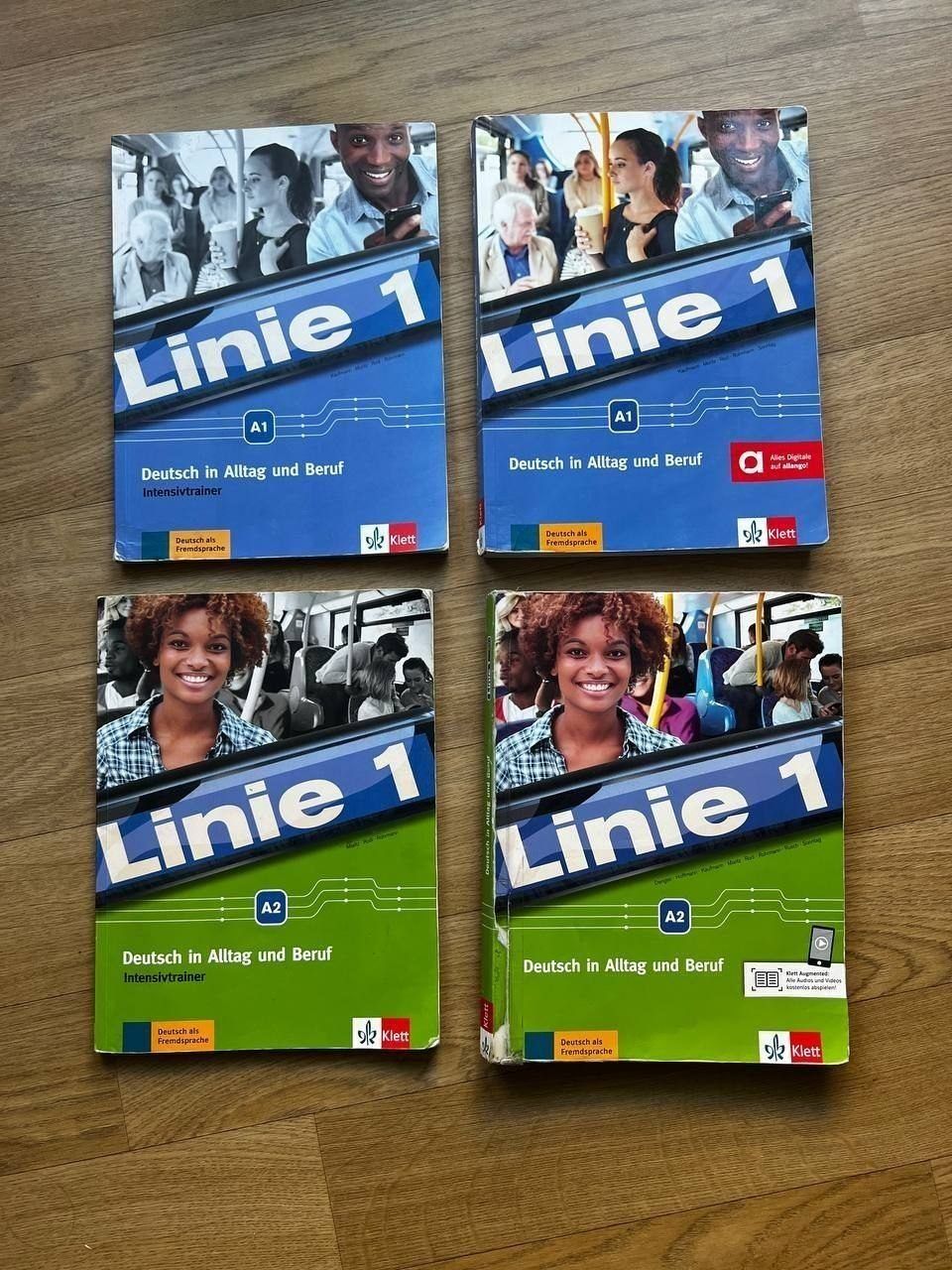 Книги Linie A1, A2, книга + тетрадь