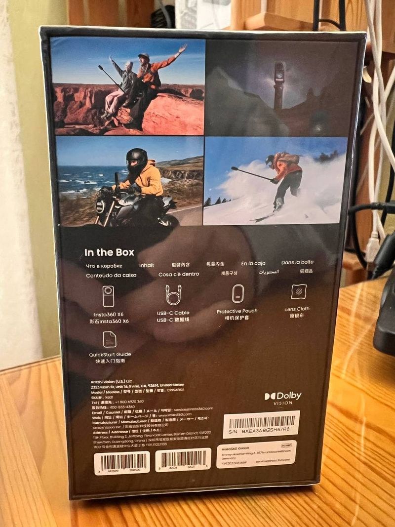 Экшн-камера Insta360 X6 - Standard Bundle, новый