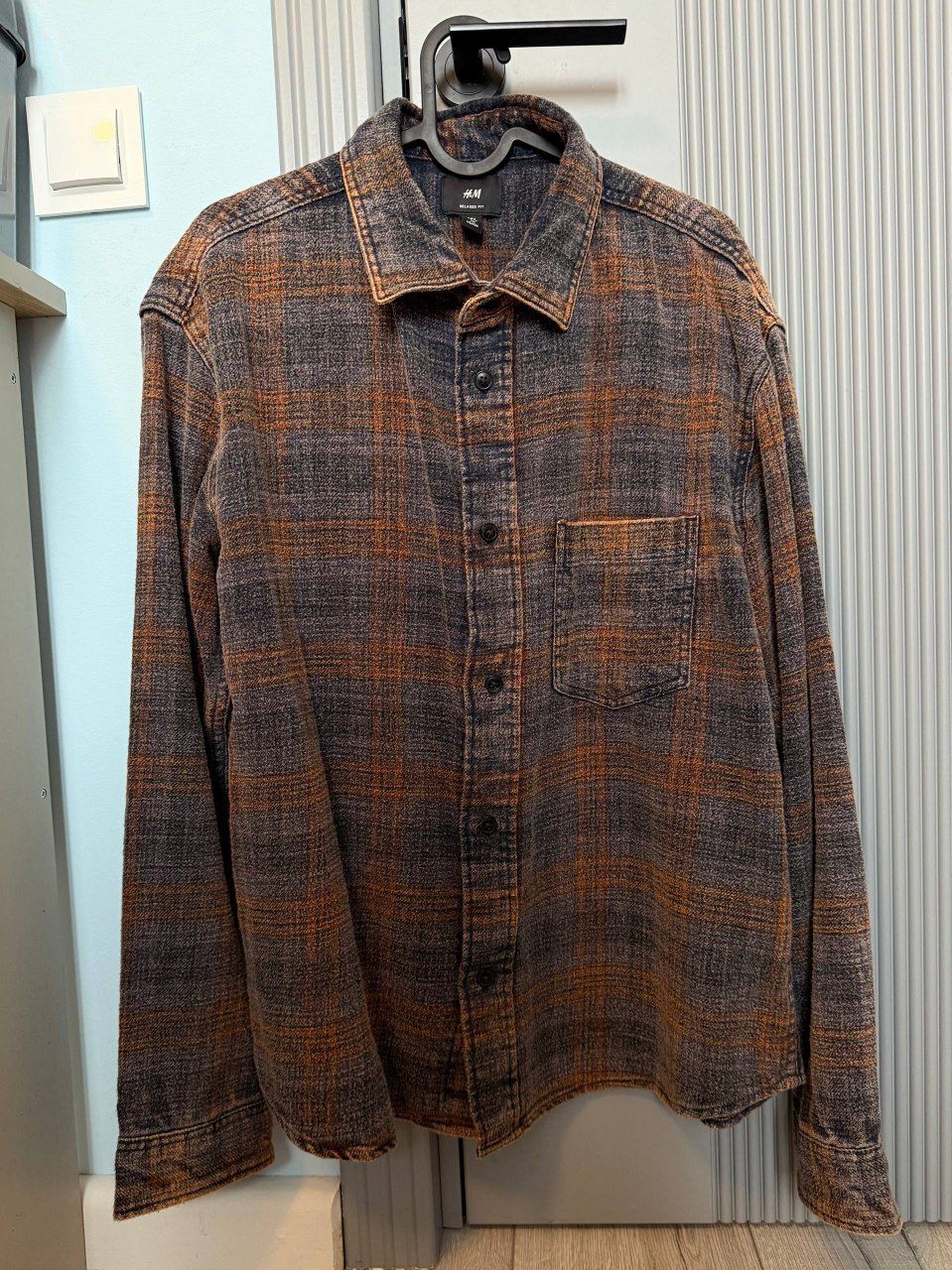 Рубашка H&M Relaxed Fit, размер S