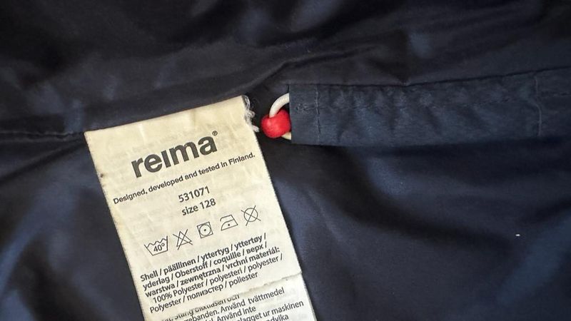 Зимняя куртка Reima, натуральный пух, размер 128 (до 134)
