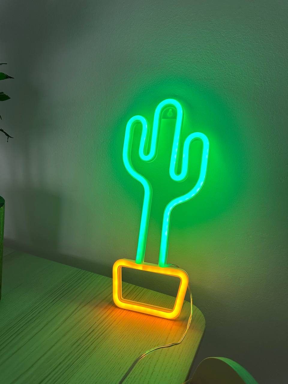 Led-неоновый кактус
