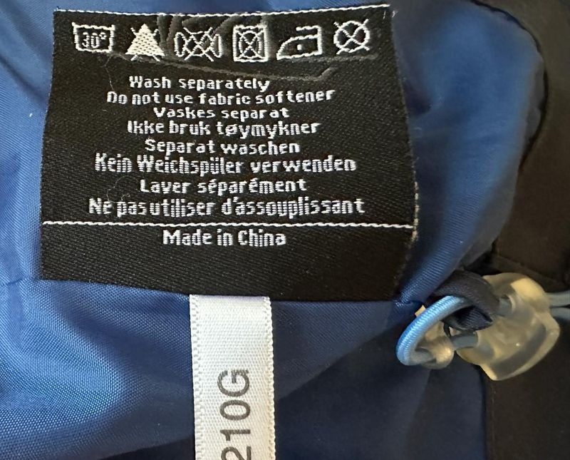 Ветровка Bergans of Norway Ruffen Kids JKT, размер 122