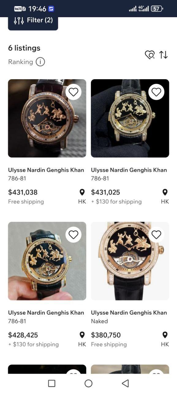 Часы Ulysse Nardin Genghis Khan