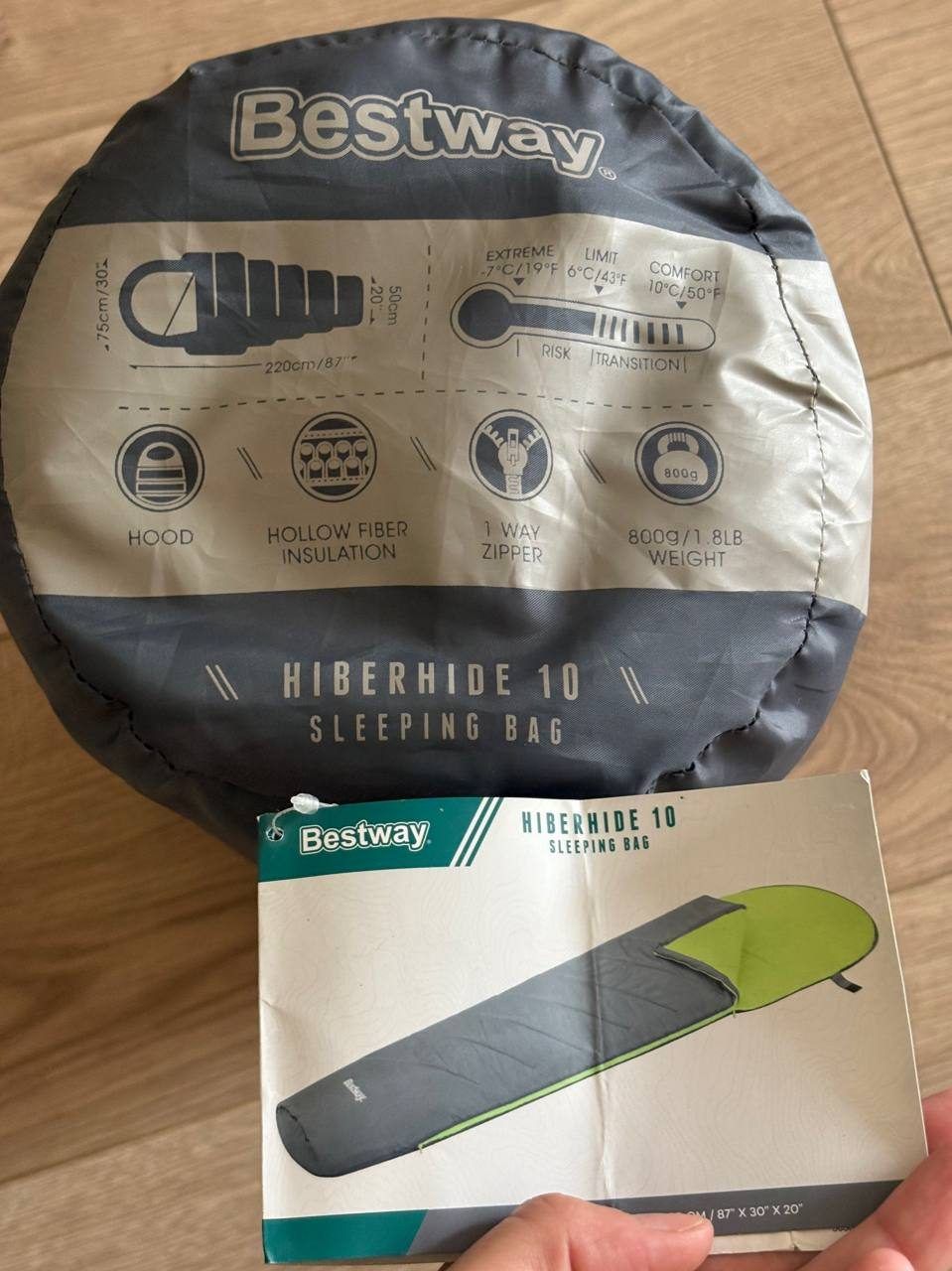 Спальный мешок Bestway Hiberhide 10, размер 220 × 75 см
