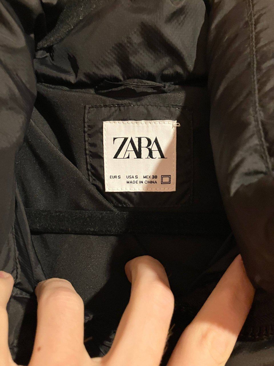 Пуховик Zara, размер S