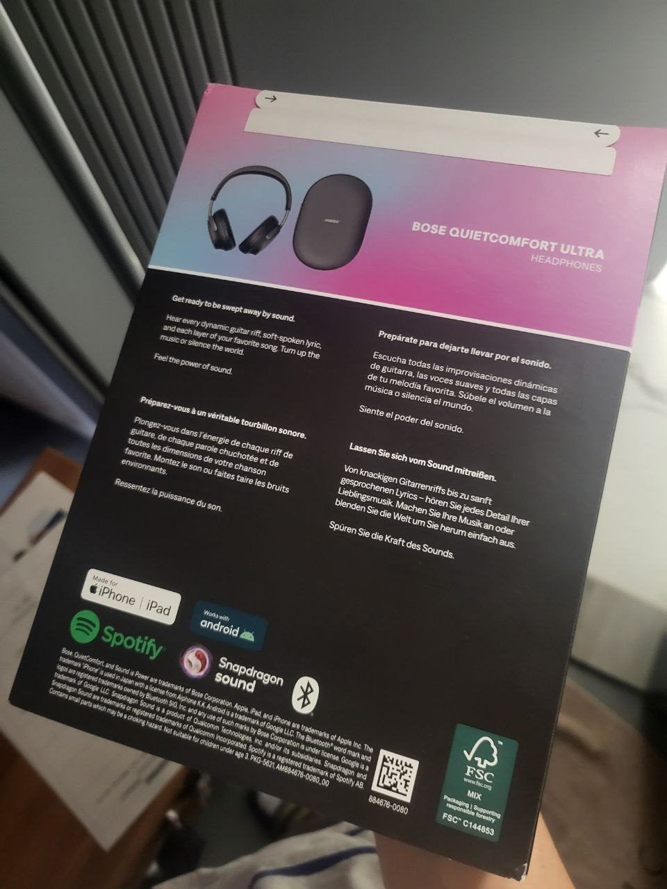 Навушники Bose QuietComfort Ultra Headphones, чорний