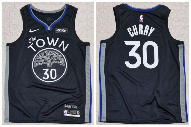 NBA Golden State Warriors GSW 30 Curry The Town City edition L