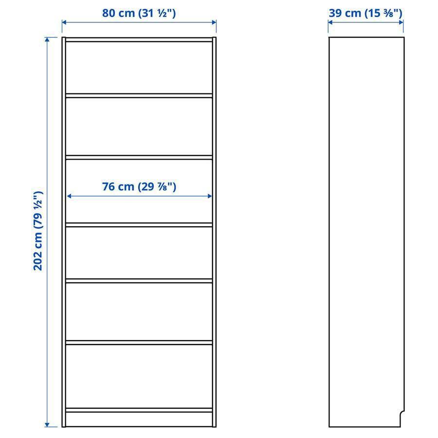Книжный шкаф IKEA Billy, три секции