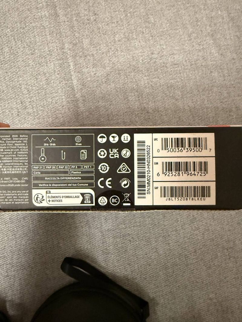 Беспроводные наушники JBL Tune 520BT