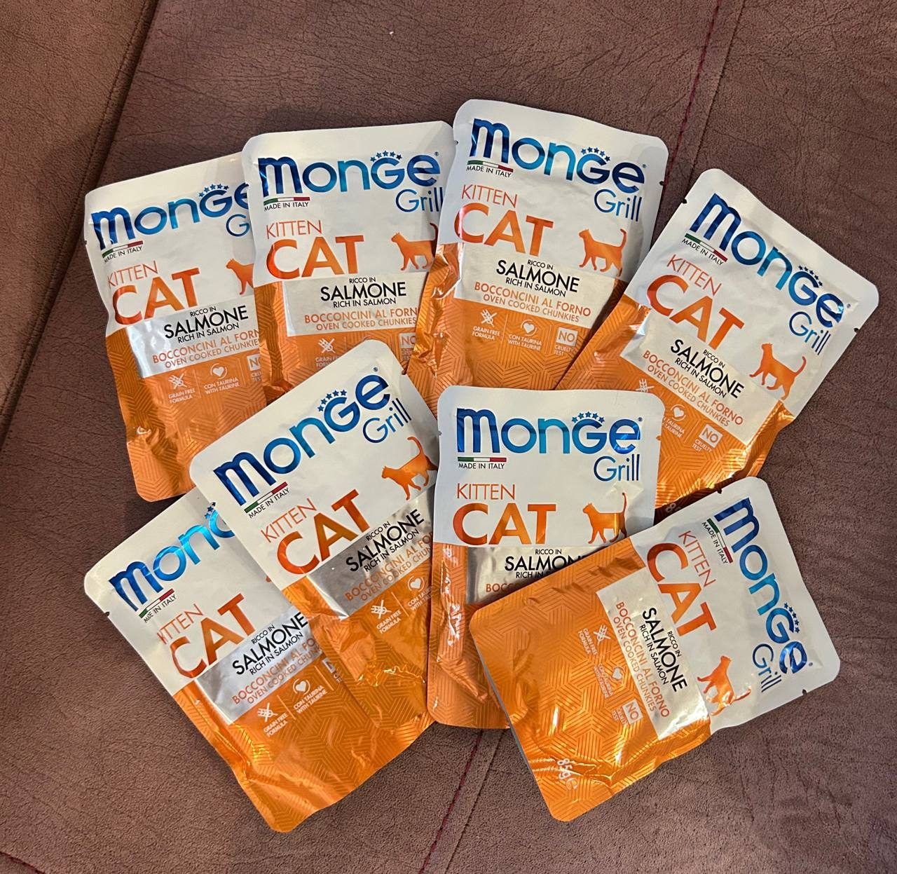 Влажный корм Monge Kitten, 8 штук