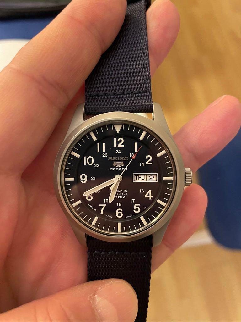 Часы SEIKO SNZG11J1, синий