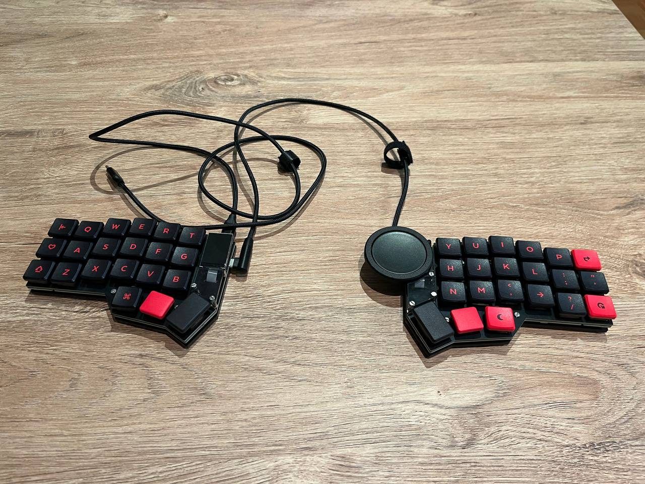 Клавиатура Halcyon Corne, split kb