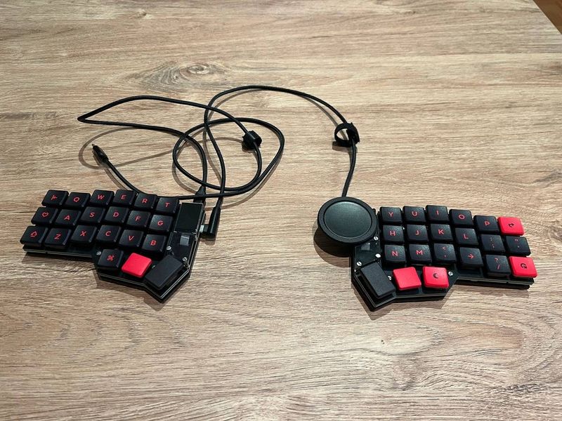 Клавиатура Halcyon Corne, split kb
