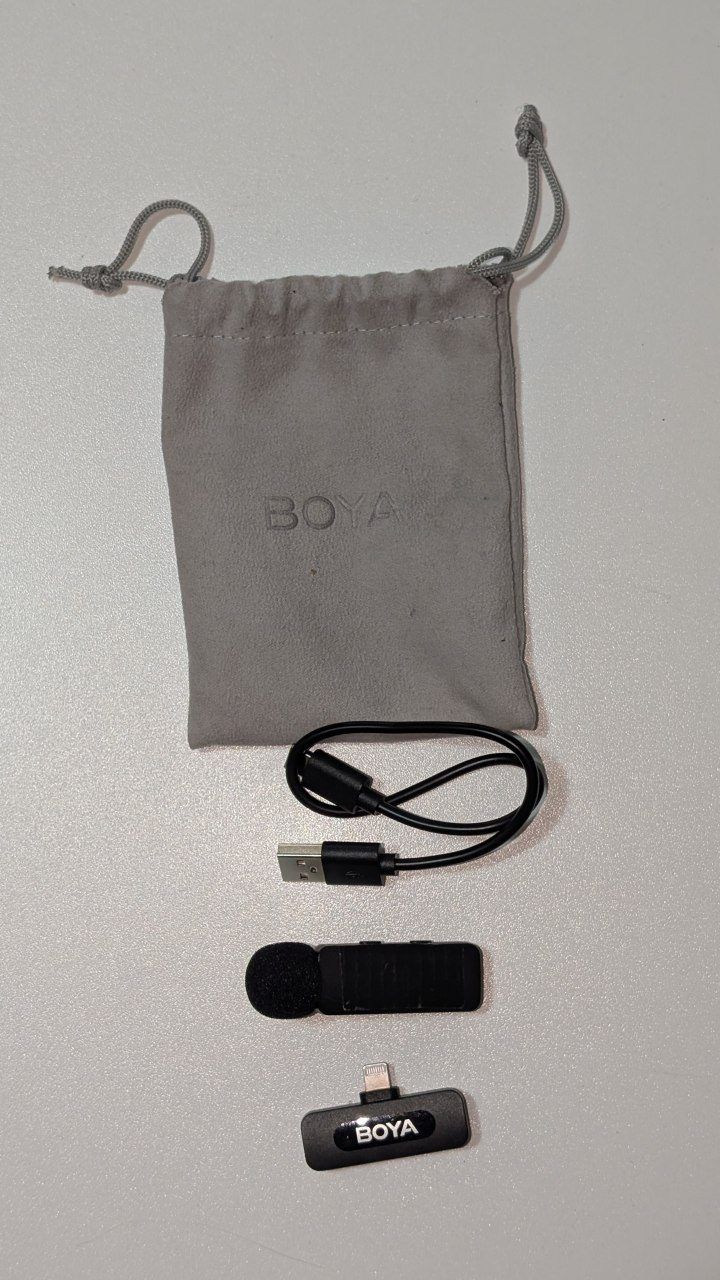 Микрофон Boya V-series, lighting