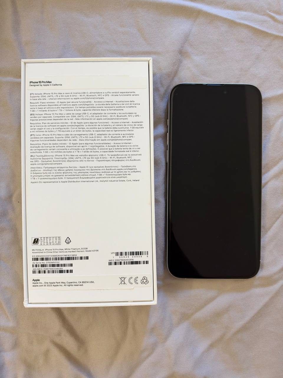 Смартфон Apple iPhone 15 Pro Max, 512 GB