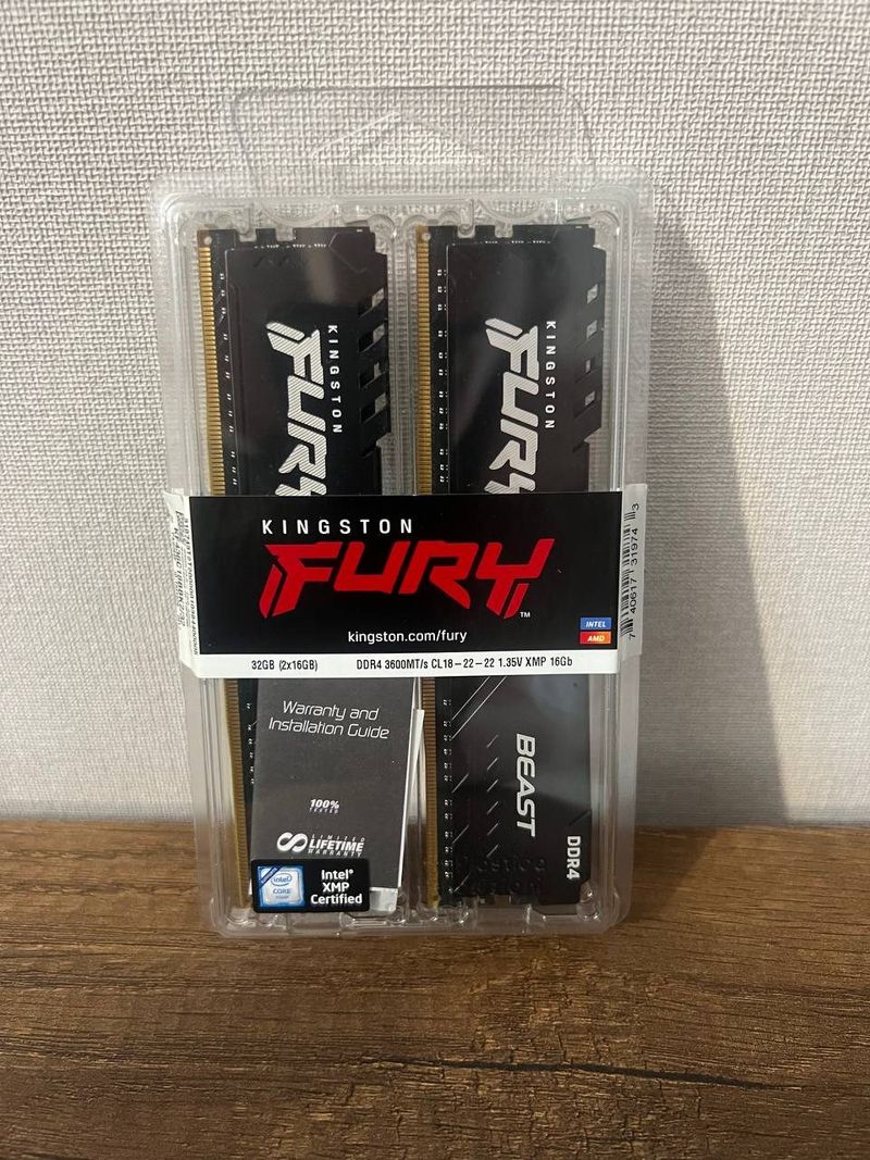 Оперативная память Kingston Fury Beast, 32GB