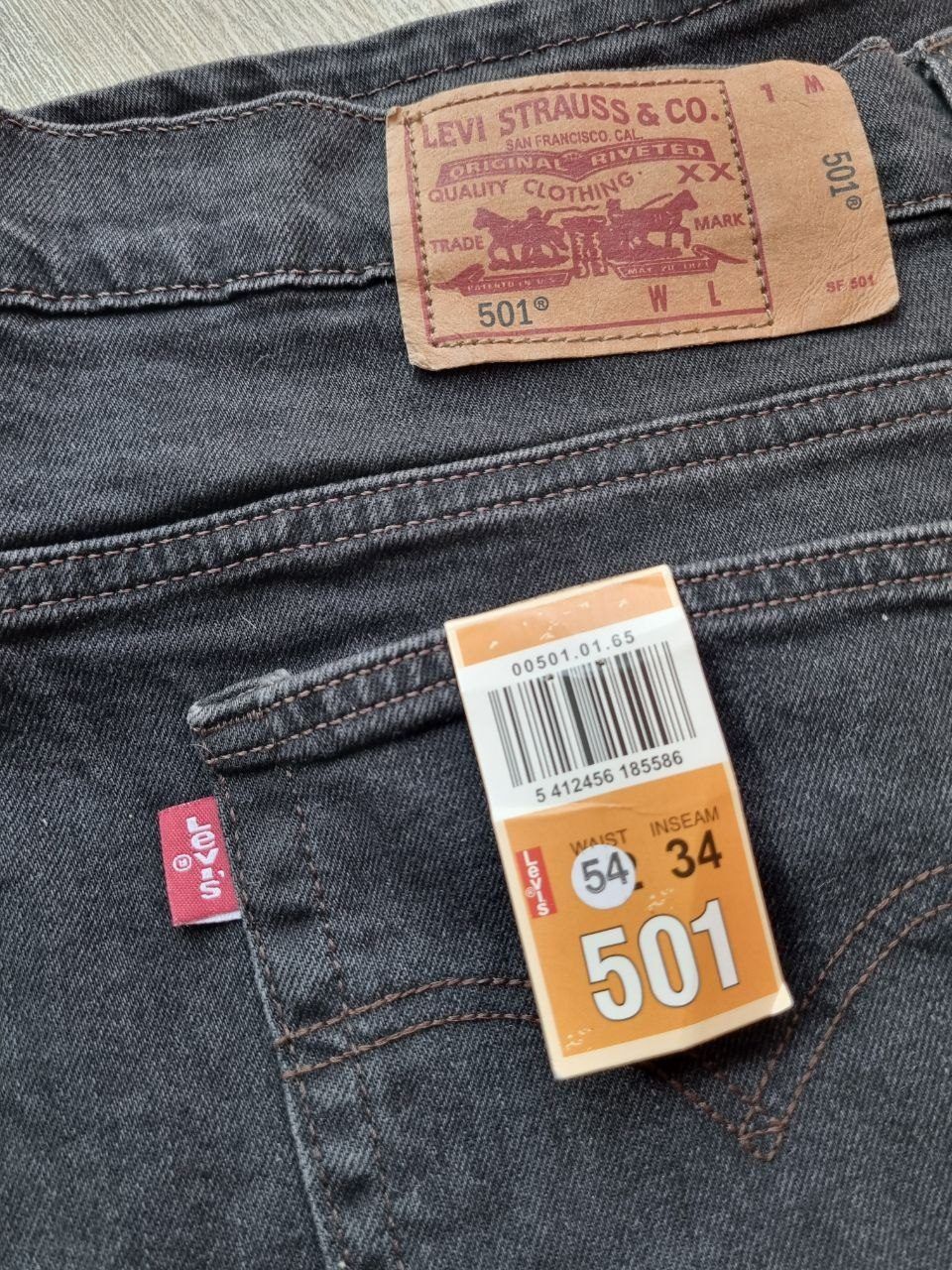 Levi's джинсы чёрные 5XL