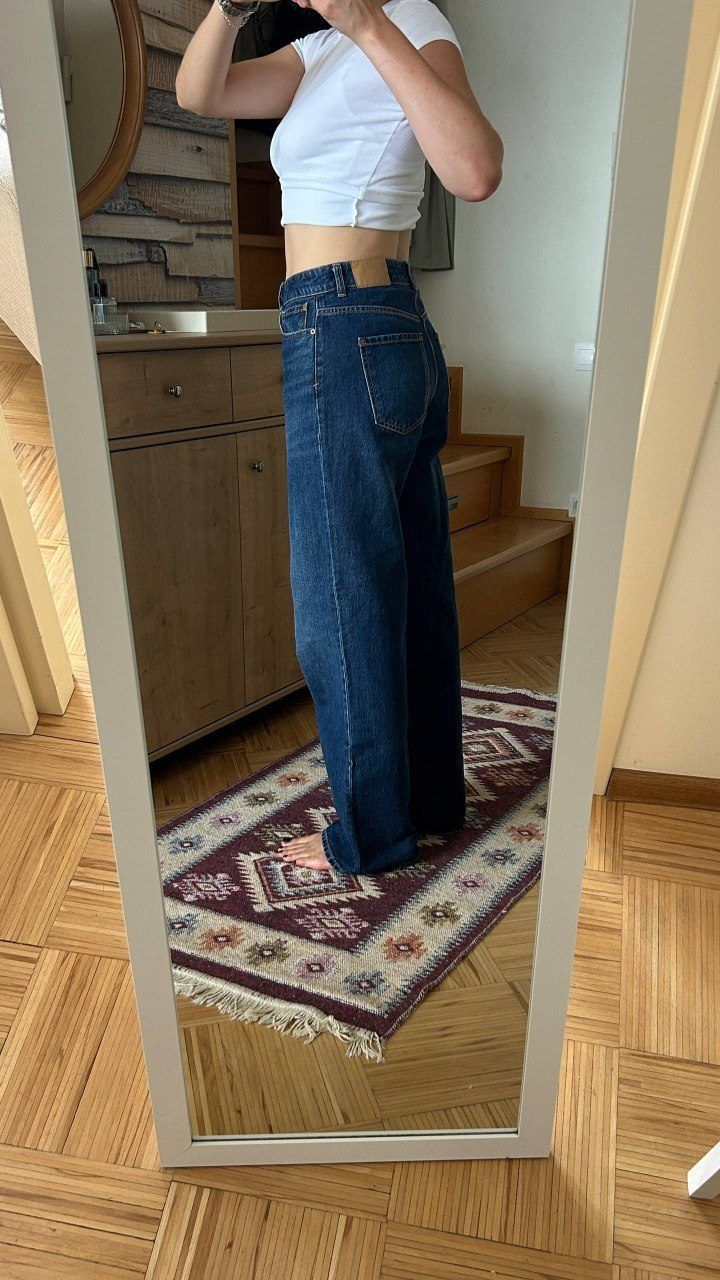 Прямые джинсы Zara 38