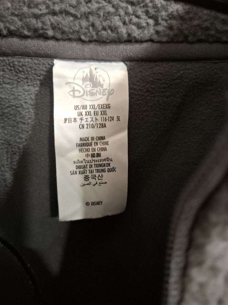 Флисовая кофта Disney Mickey Mouse Sherpa Fleece, размер XXL
