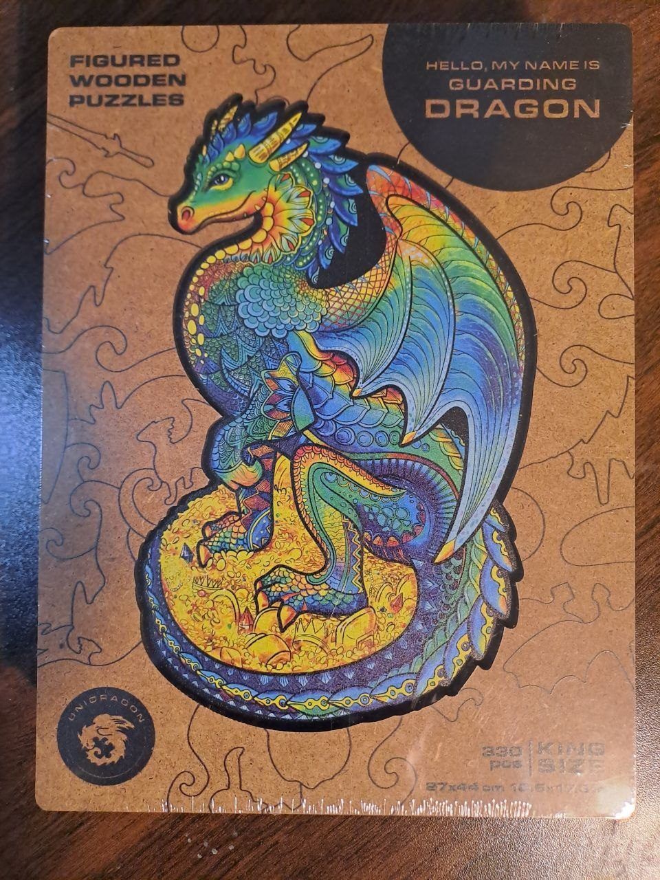 Деревянные пазлы Unidragon, два пазла