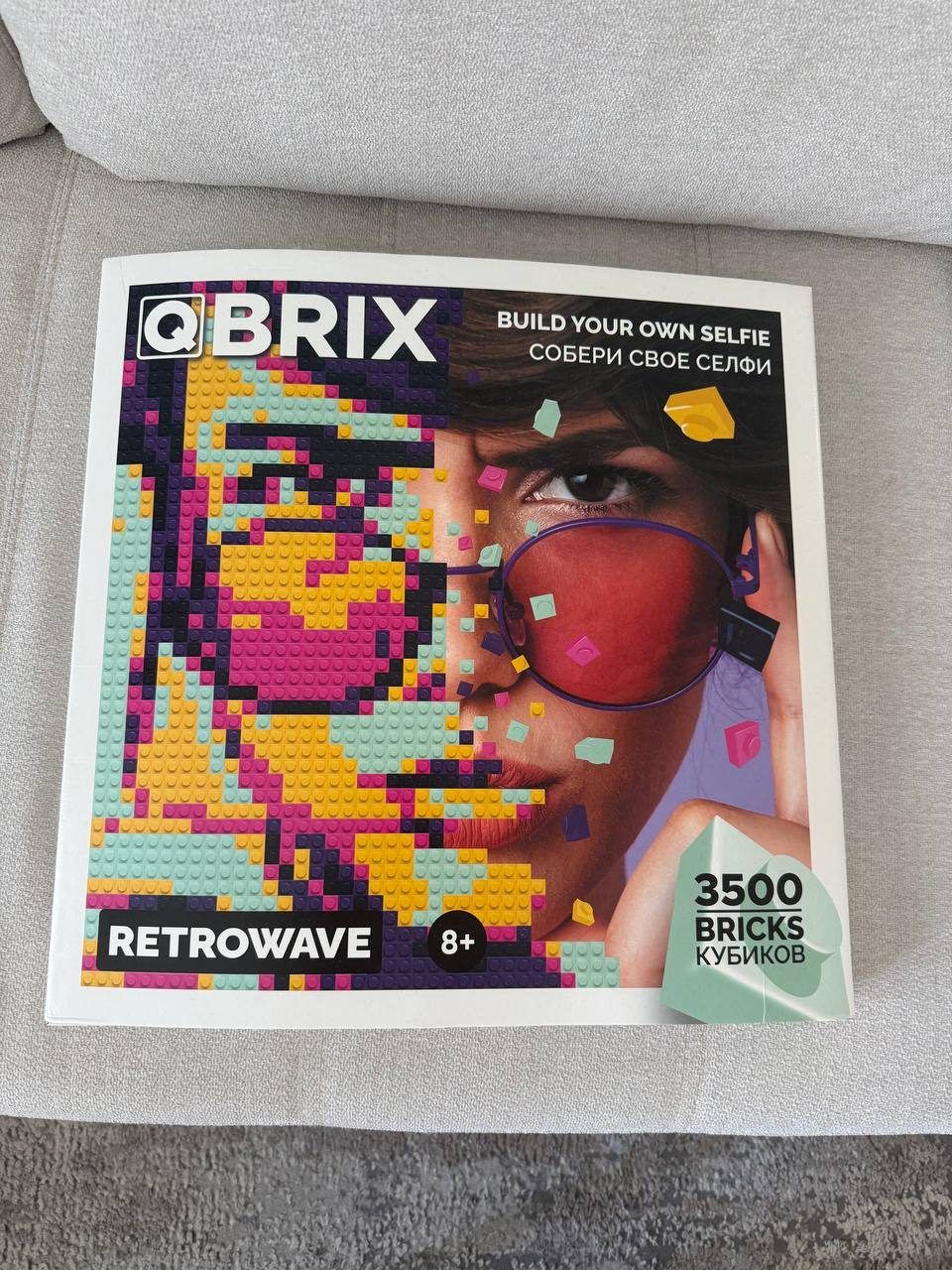 Фото-конструктор Qbrix Retrowave, 3500 деталей