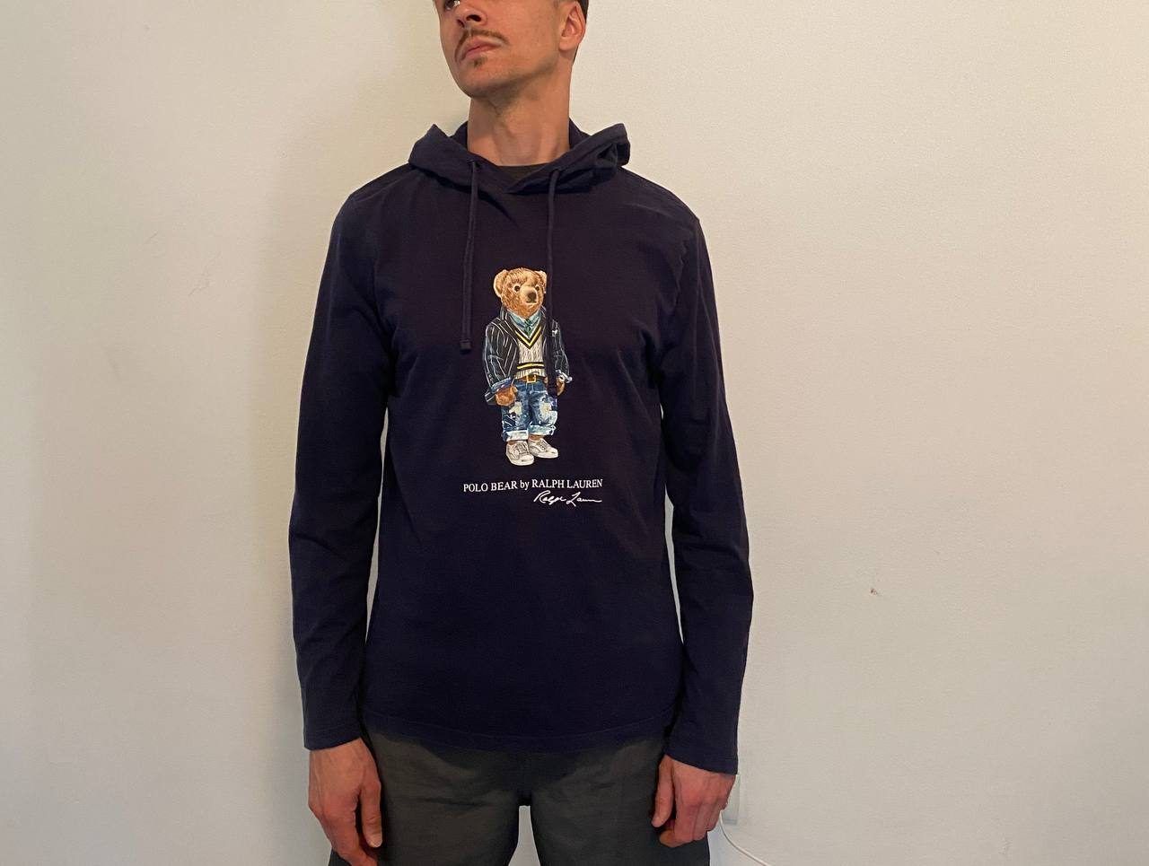 Лонгслив-худи Polo Ralph Lauren Polo Bear, размер m